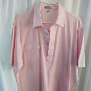 PETER MILLAR MENS ATHLETIC POLO SHIRT L